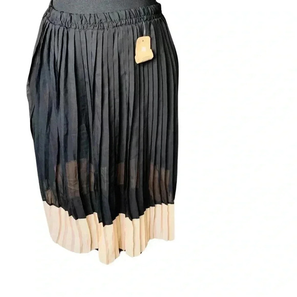 Dresses & Skirts - 💜 3/25 NWT Pleated Color Block Skirt, Size M